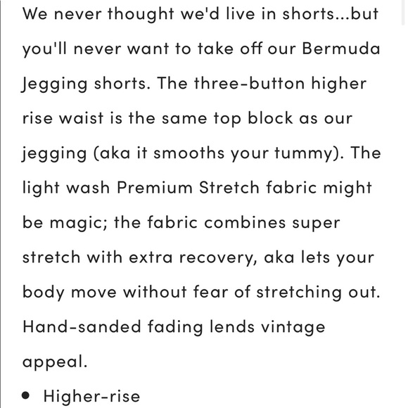 TORRID | 16 | Premium Stretch Denim Bermuda Shorts - Picture 9 of 9